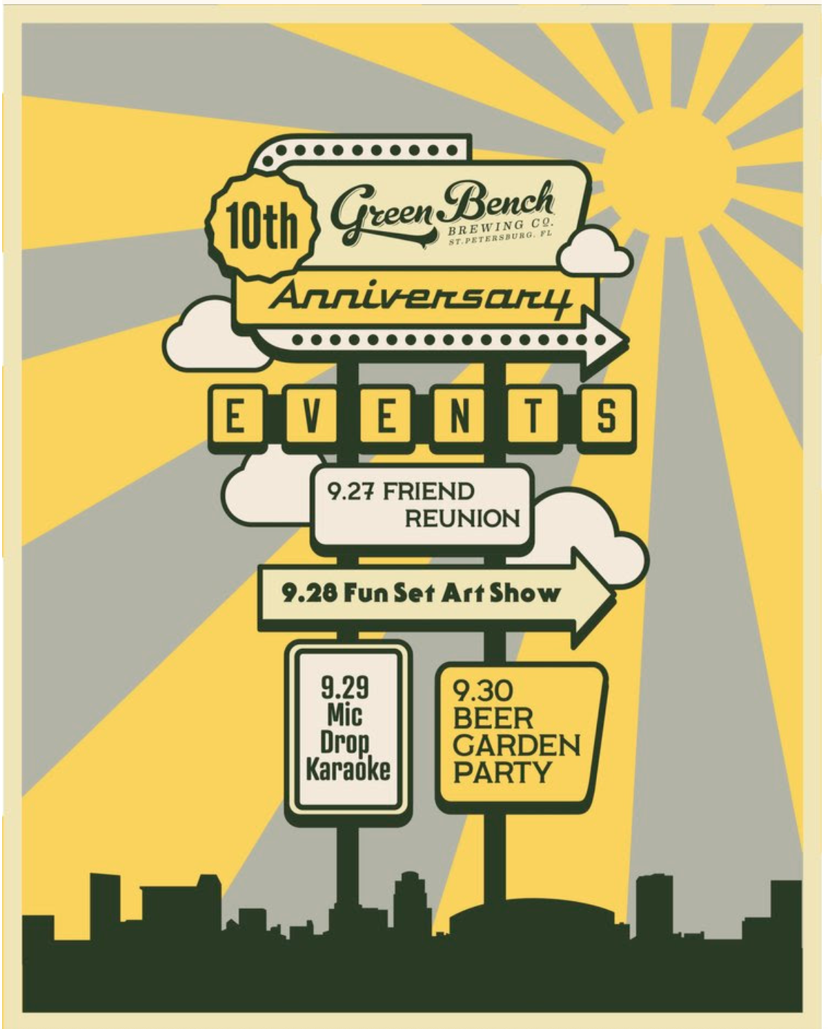 Green Bench Brewing Company 10th Anniversary